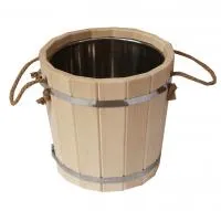 Запарник с нержавеющей вставкой, 15л, ОЛЬХА