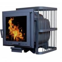 Печь банная ComfortProm СТАЛЬ 8мм, до 16 кубов, ПАНОРАМА							