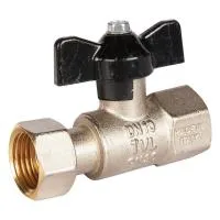 STOUT Кран шаровой с накидной гайкой, ВР/накидная гайка