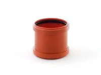 Муфта для наружной канализации 160 с перегородкой Ростурпласт