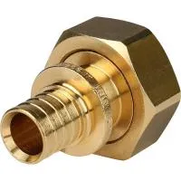 STOUT SFA-0034-001634 Переходник с накидной гайкой (евроконус) 16xG 3/4 для труб из сшитого полиэтилена аксиальный