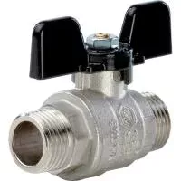 STOUT Кран SVB-0006-000015 шаровой полнопроходной, НР/НР, ручка бабочка 1/2