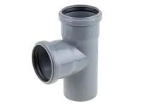 Тройник для внутренней канализации 75/75х87 РосТурПласт