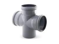 Крестовина для внутренней канализации 110/110/110х87 РосТурПласт