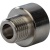 фото STOUT SFT-0008-001418 Переходник ВН никелированный