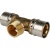 фото STOUT SFP-0008-161216 Тройник-переходник с наружной резьбой для металлопластиковых труб прессовой