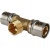 фото STOUT SFP-0008-161216 Тройник-переходник с наружной резьбой для металлопластиковых труб прессовой
